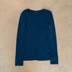 Teal Long Sleeve Top